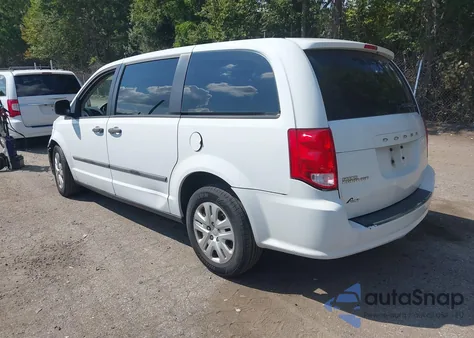 2014 Dodge Grand Caravan American Value Pkg из США, поврежденный, VIN 2C4RDGBG0ER276531